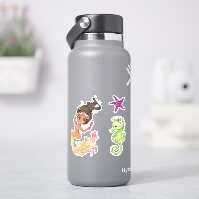 Mermaid Life Vinyl Stickers (HydroFlask)