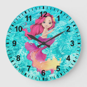 Mermaid Life Wall Clock