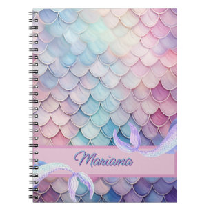 Mermaid Lilac Name Photo Notebook