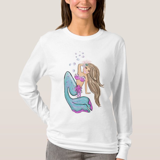 Mermaid long sleeve shirt (Front)