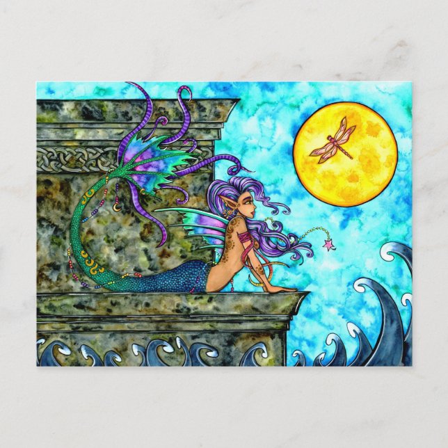 Mermaid Longing Postcard (Front)