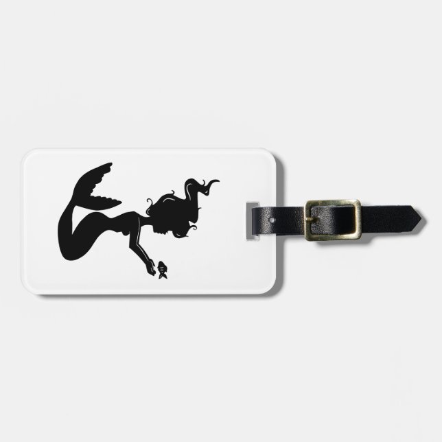 Mermaid Luggage Tag (Front Horizontal)