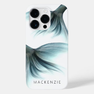 Mermaid Luxe Tail Seafoam Mint Green Aqua Custom Case-Mate iPhone 14 Pro Case