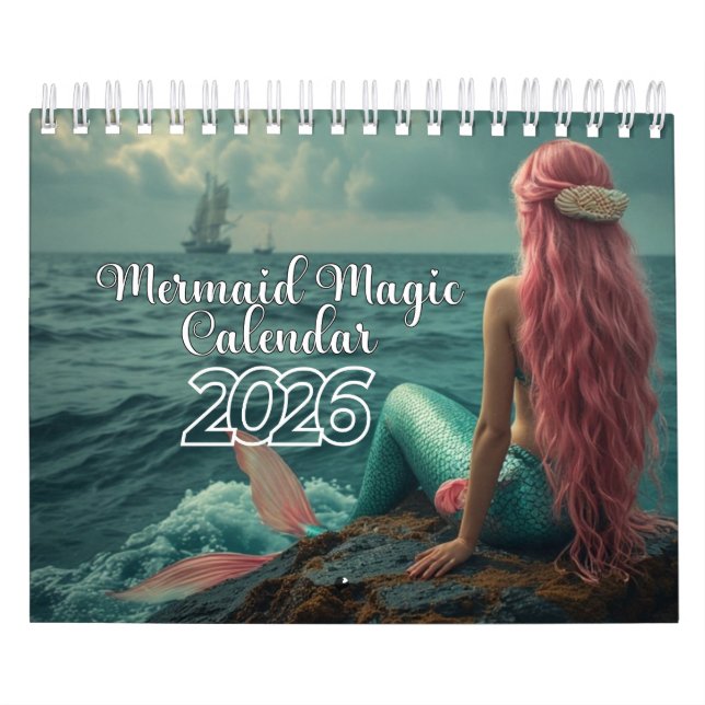 Mermaid Magic Calendar 2026 (Cover)