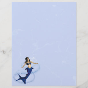 Mermaid Magic Stationery Letterhead