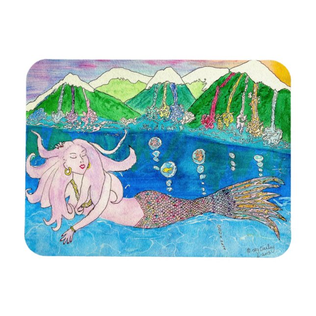 Mermaid magnet (Horizontal)