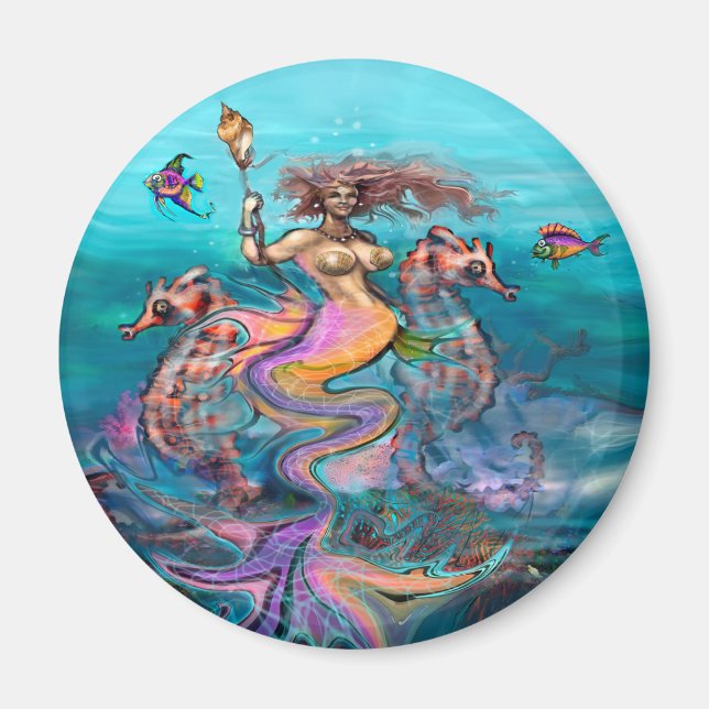 Mermaid Magnet (Front)
