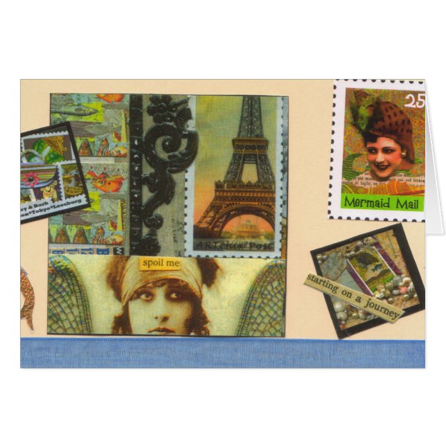 Mermaid Mail Card (Front Horizontal)