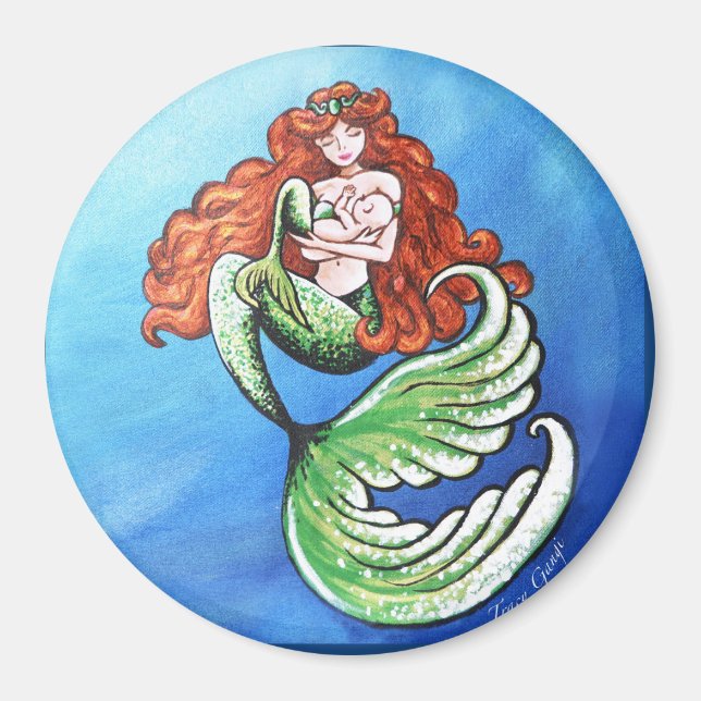 Mermaid Mama Magnet (Front)