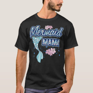 Mermaid Mama Squad Matching Birthday Party Mamacor T-Shirt