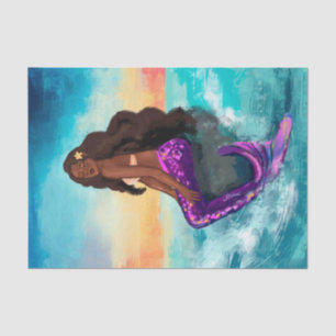 Mermaid / Mermaids Vintage Antique Decoupage Tissue Paper