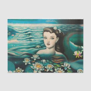 Mermaid / Mermaids Vintage Antique Decoupage Tissue Paper