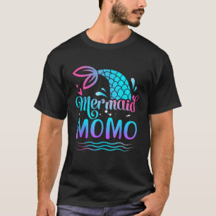 Mermaid Momo Cute Mermaid Birthday Family Matching T-Shirt