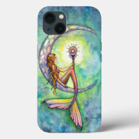 Mermaid Moon Fantasy Art by Molly Harrison