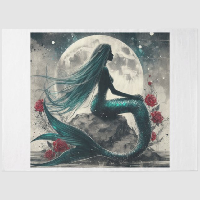 Mermaid Moon Tissue Paper (Front)
