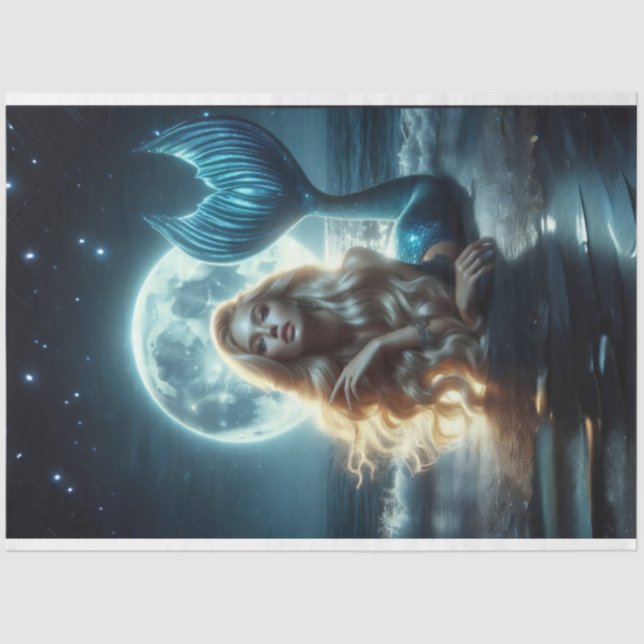 Mermaid Moon Tissue Paper (Front)