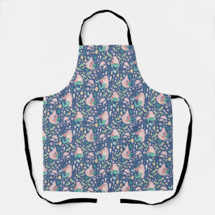 Mermaid Mother Daughter Bonding Ocean Dark Version Apron
