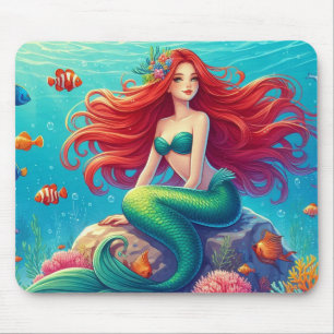 mermaid mouse pad