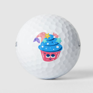 Mermaid muffin golf balls