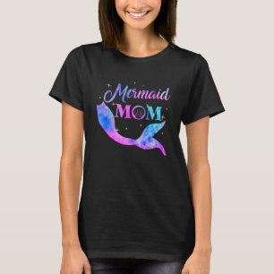Mermaid Mum Funny Tail Mothers Day Family Matching T-Shirt