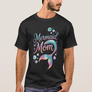 Mermaid Mum Ocean Mermaid Mother Beach Women Mummy T-Shirt