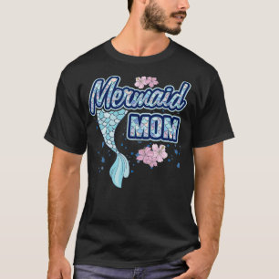 Mermaid Mum Squad Matching Birthday Party Mermom G T-Shirt
