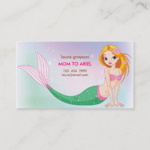 Mermaid Mummy Calling Card