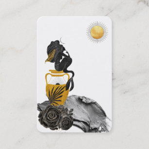 *~* Mermaid Mystic Silver Gold Luna Business Card