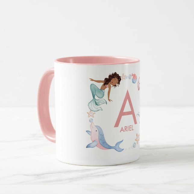Mermaid Name Combo Mug (Front Left)