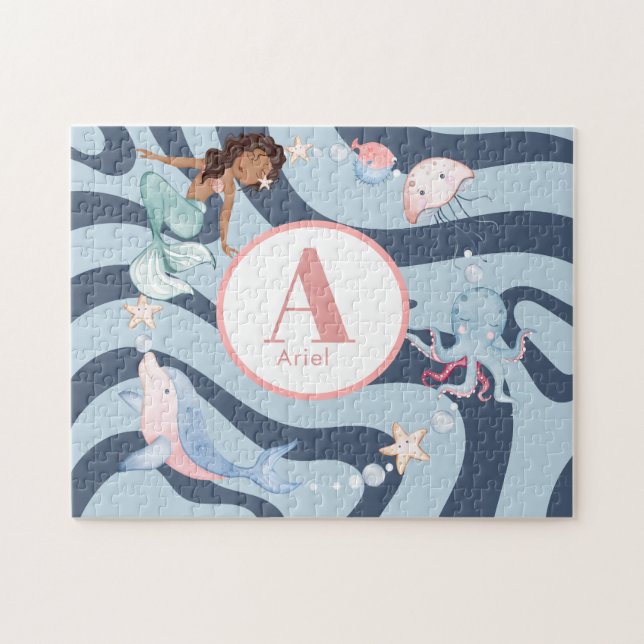 Mermaid Name Jigsaw Puzzle (Horizontal)