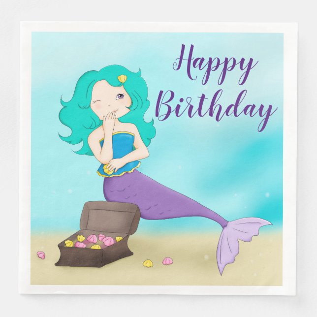 Mermaid Napkin (Front)