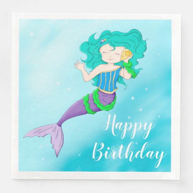 Mermaid Napkin (Front)