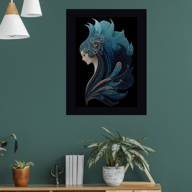 MERMAID NOIR #2 POSTER (Living Room 1)