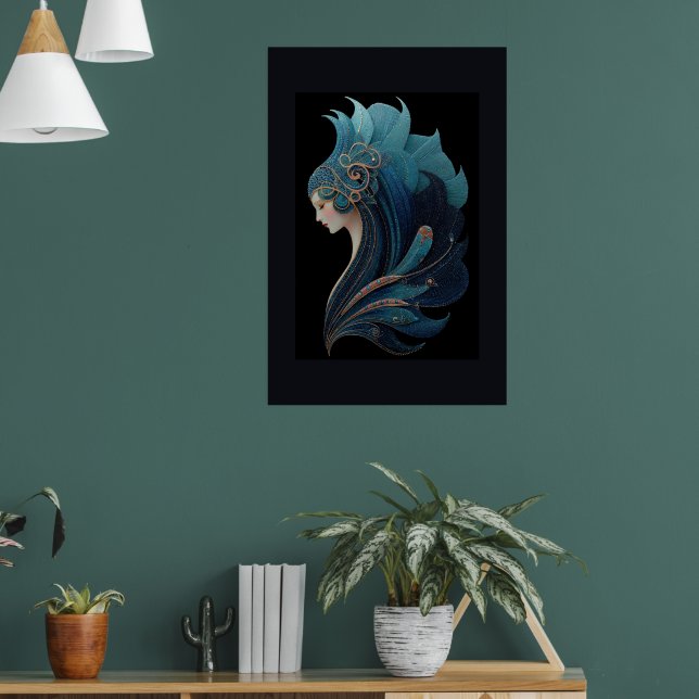 MERMAID NOIR #2 POSTER (Living Room 1)