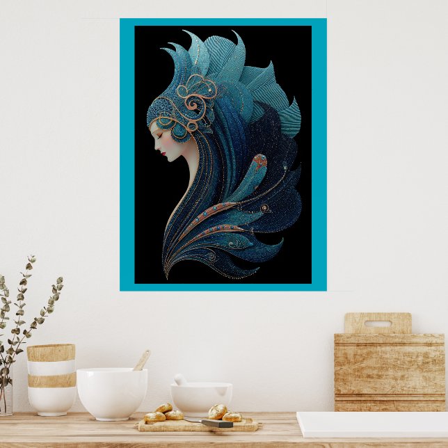 MERMAID NOIR #2 POSTER (Kitchen)