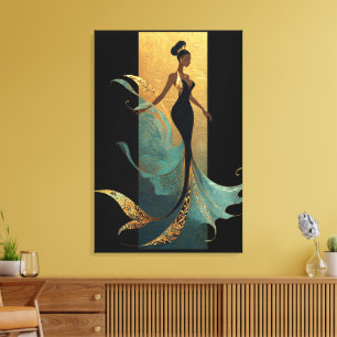 MERMAID NOIR SERIES #1 CANVAS PRINT