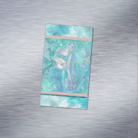 Mermaid ocean art by Renee Lavoie