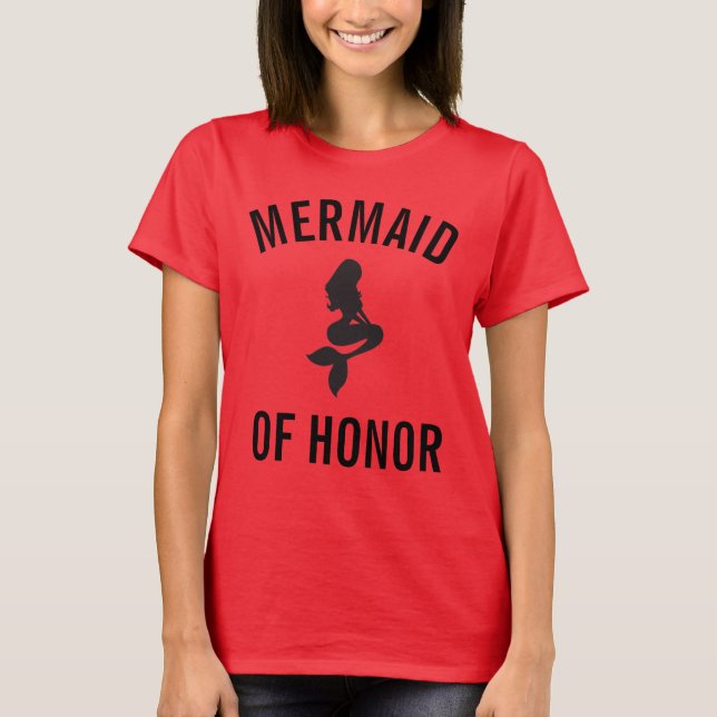 Mermaid of Honour Maid of Honour T-shirt (Front)