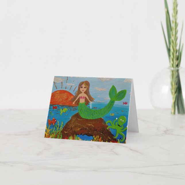 mermaid offer card (Front)