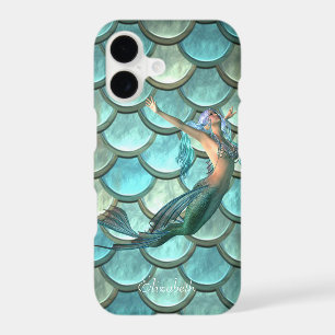 Mermaid On Mermaid Tail Scales- Personalised