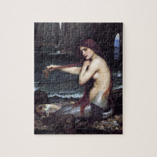 Mermaid on the Beach Jigsaw Puzzle