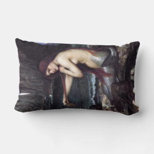 Mermaid on the Beach Lumbar Cushion