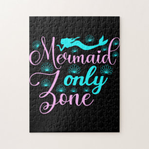 Mermaid Only Zone Jigsaw Puzzle