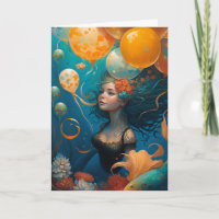 Mermaid Painting Birthday Balloons