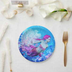 Mermaid Paper Plate