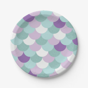 Mermaid Paper Plates