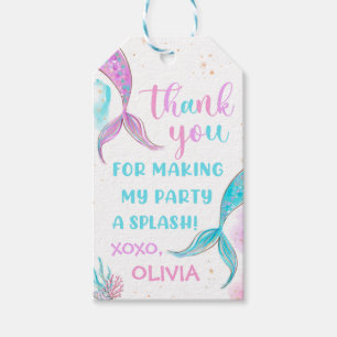 Mermaid Party Favour Tags