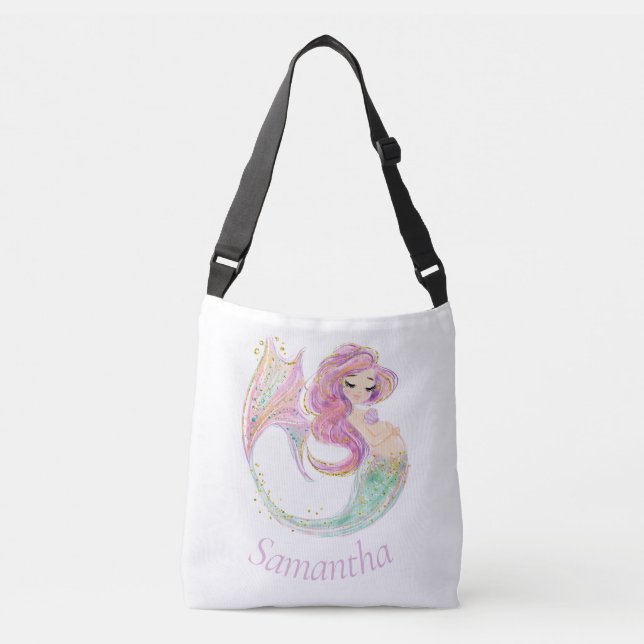  Mermaid Party Goodies Crossbody Bag (Front)
