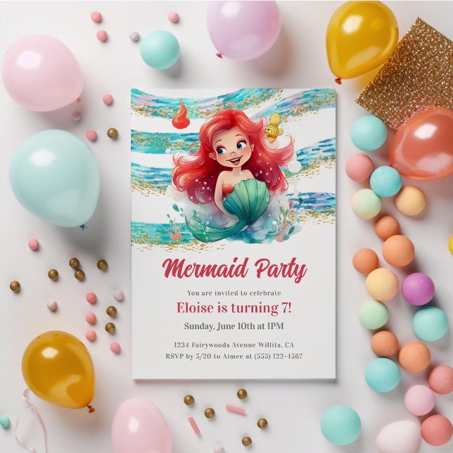 Mermaid Party Invitation (Creator Uploaded)