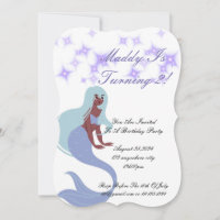Mermaid Party Invitation for girls